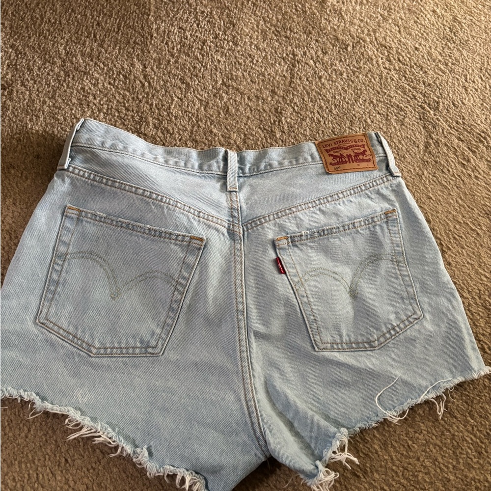 Levi's Light Blue Denim Women's Shorts